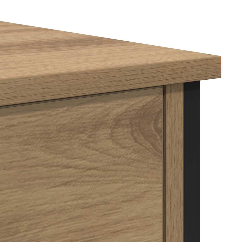 vidaXL Nachttisch 2 pcs Artisan-Eiche 34 x 35,5 x 45 cm Holzwerkstoff
