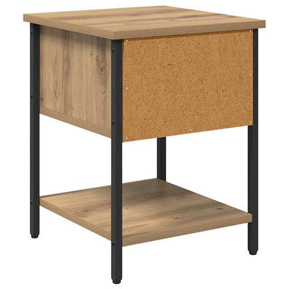 vidaXL Nachttisch 2 pcs Artisan-Eiche 34 x 35,5 x 45 cm Holzwerkstoff