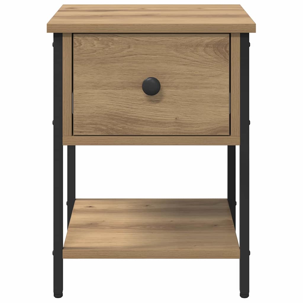 vidaXL Nachttisch 2 pcs Artisan-Eiche 34 x 35,5 x 45 cm Holzwerkstoff