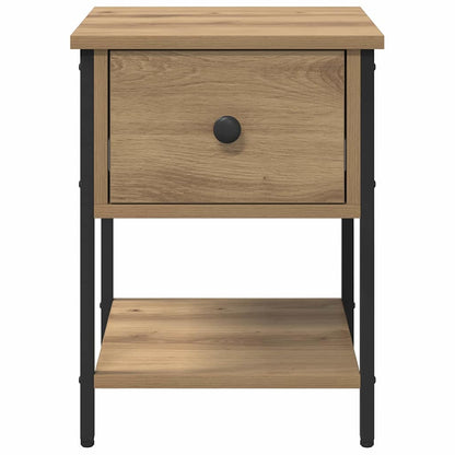 vidaXL Nachttisch 2 pcs Artisan-Eiche 34 x 35,5 x 45 cm Holzwerkstoff