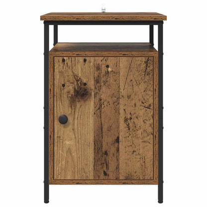 vidaXL Nachttisch 2 pcs Altholz 40 x 42 x 60cm Holzwerkstoff