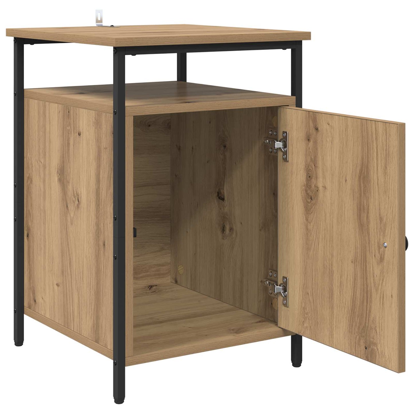 vidaXL Nachttisch 2 pcs Artisan-Eiche 40 x 42 x 60cm Holzwerkstoff