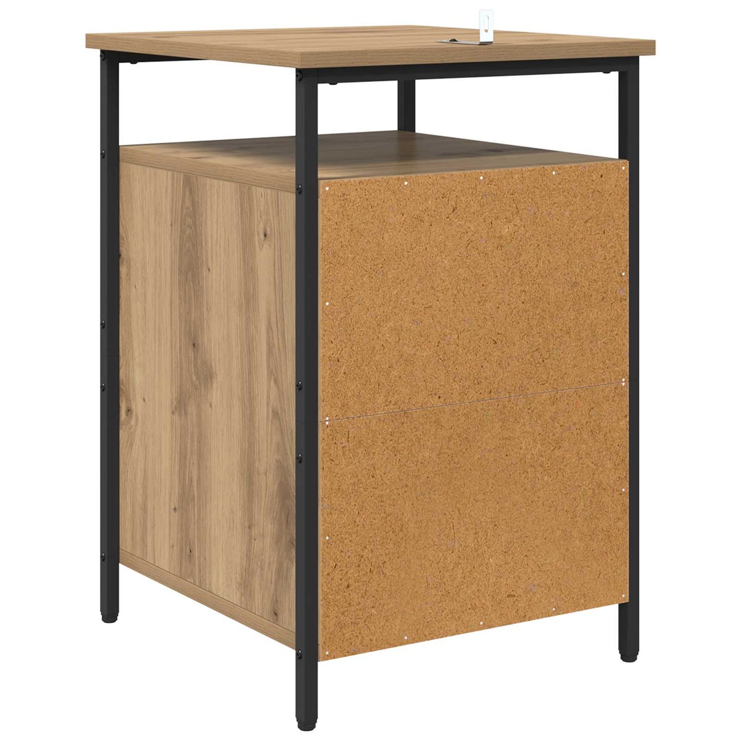 vidaXL Nachttisch 2 pcs Artisan-Eiche 40 x 42 x 60cm Holzwerkstoff