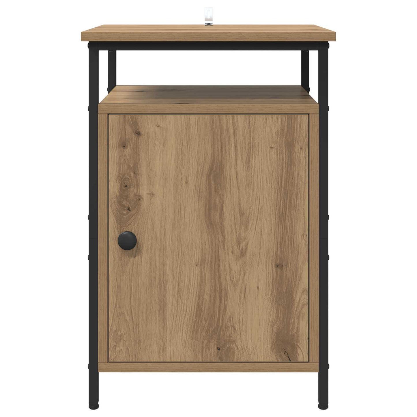 vidaXL Nachttisch 2 pcs Artisan-Eiche 40 x 42 x 60cm Holzwerkstoff