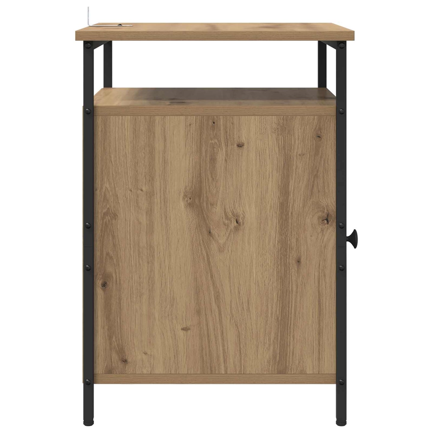 vidaXL Nachttisch 2 pcs Artisan-Eiche 40 x 42 x 60cm Holzwerkstoff