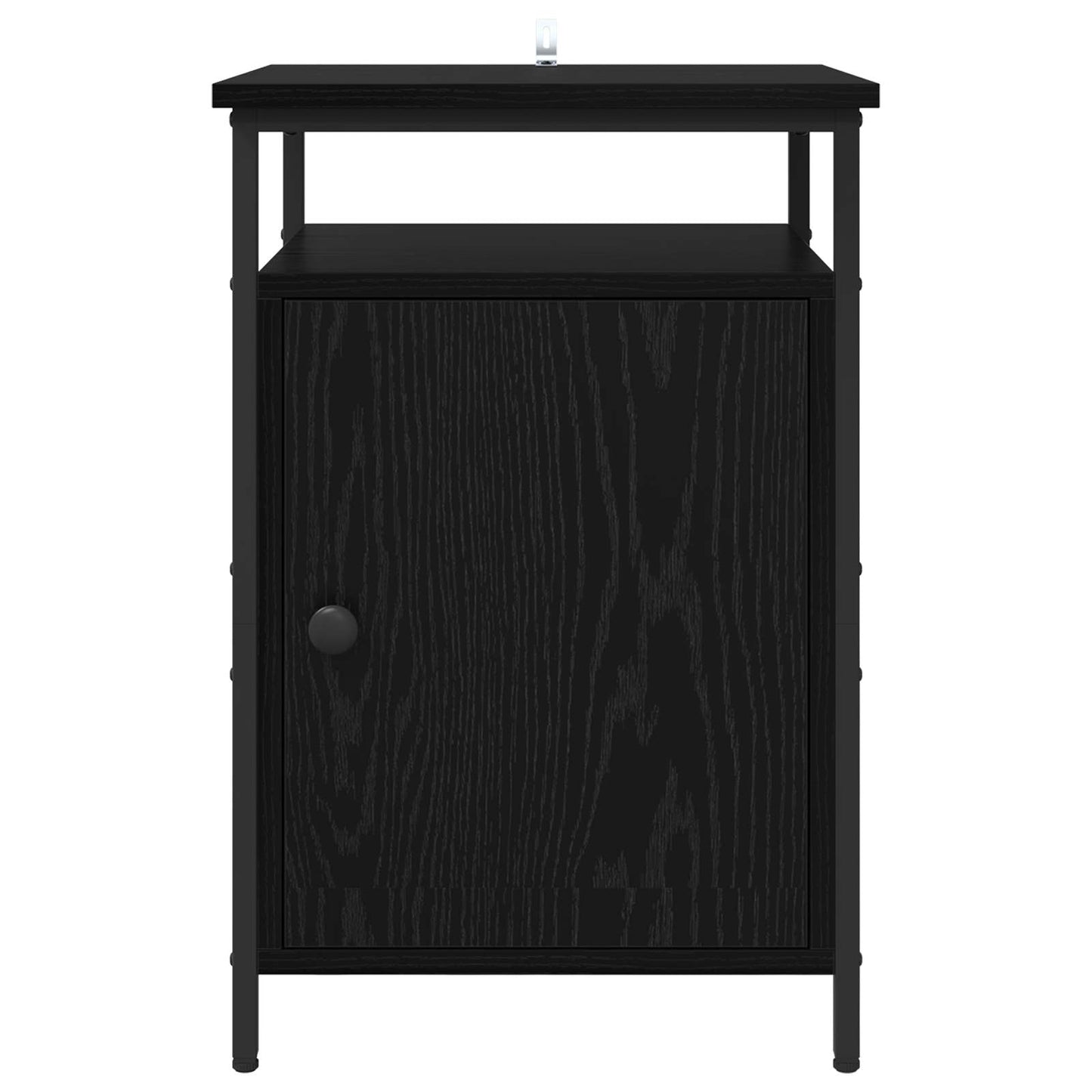 vidaXL Nachttisch Schwarz Eichen-Optik 40 x 42 x 60cm Holzwerkstoff