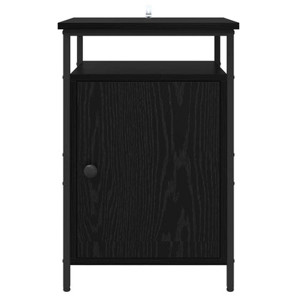 vidaXL Nachttisch Schwarz Eichen-Optik 40 x 42 x 60cm Holzwerkstoff