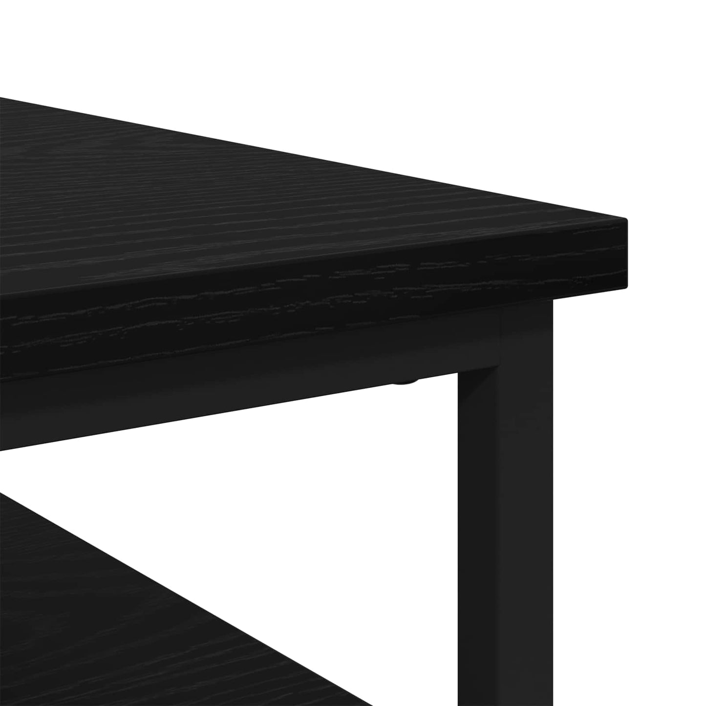 vidaXL Nachttisch 2 pcs Schwarz Eichen-Optik 40 x 42 x 60cm