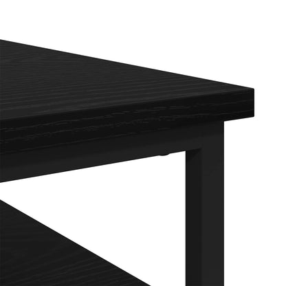 vidaXL Nachttisch 2 pcs Schwarz Eichen-Optik 40 x 42 x 60cm