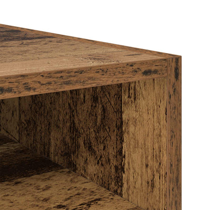 vidaXL Nachttisch 2 pcs Altholz 40 x 40 x 50 cm Holzwerkstoff