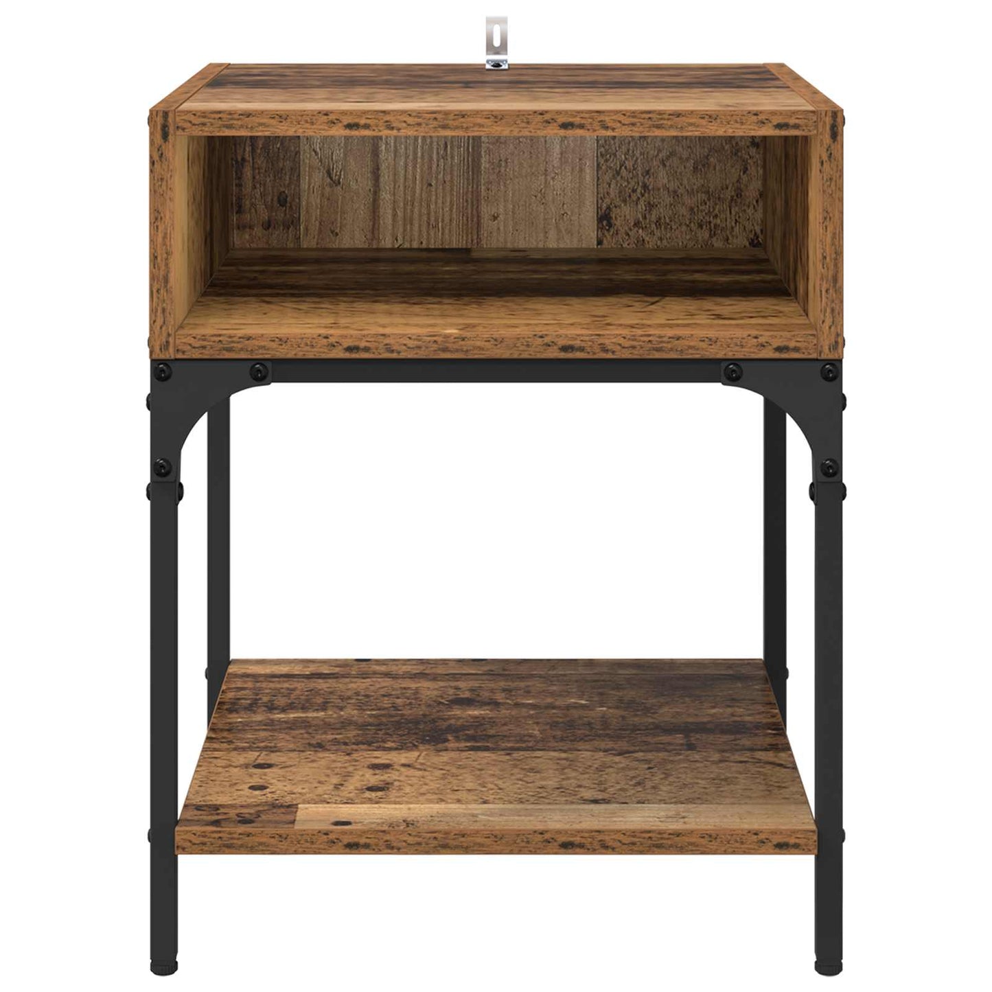vidaXL Nachttisch 2 pcs Altholz 40 x 40 x 50 cm Holzwerkstoff