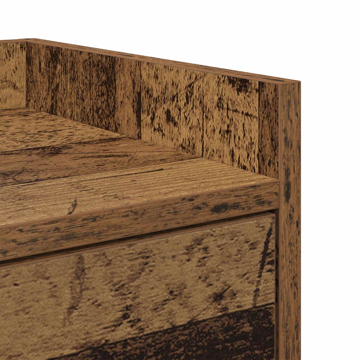 vidaXL Nachttisch 2 pcs Altholz 40 x 29 x 60 cm Holzwerkstoff
