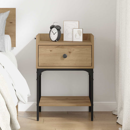 vidaXL Nachttisch Artisan-Eiche 40 x 29 x 60 cm Holzwerkstoff