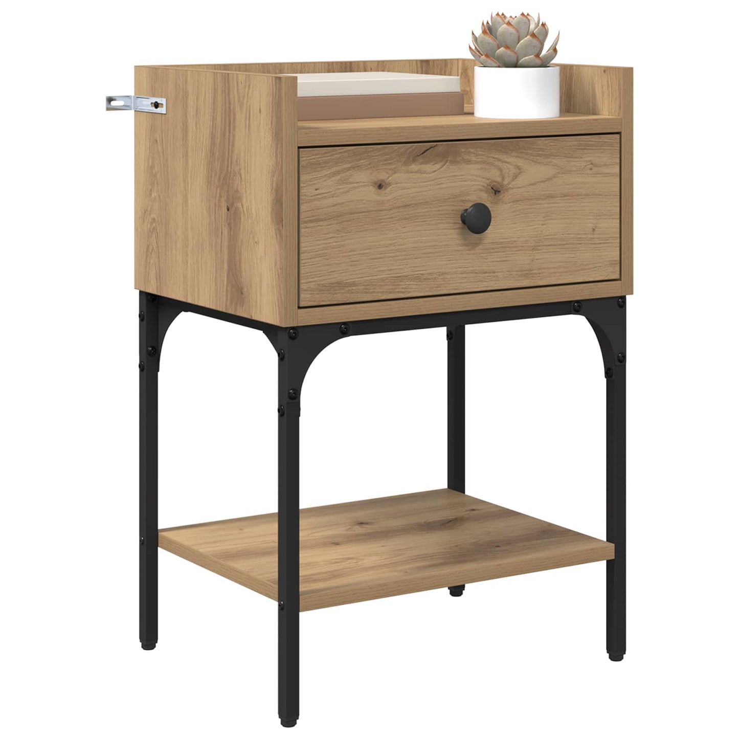 vidaXL Nachttisch Artisan-Eiche 40 x 29 x 60 cm Holzwerkstoff