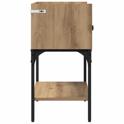 vidaXL Nachttisch Artisan-Eiche 40 x 29 x 60 cm Holzwerkstoff