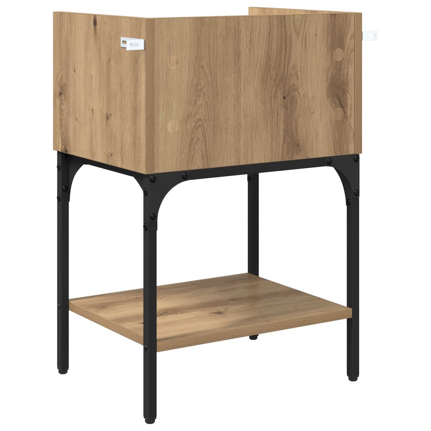 vidaXL Nachttisch 2 pcs Artisan-Eiche 40 x 29 x 60 cm Holzwerkstoff