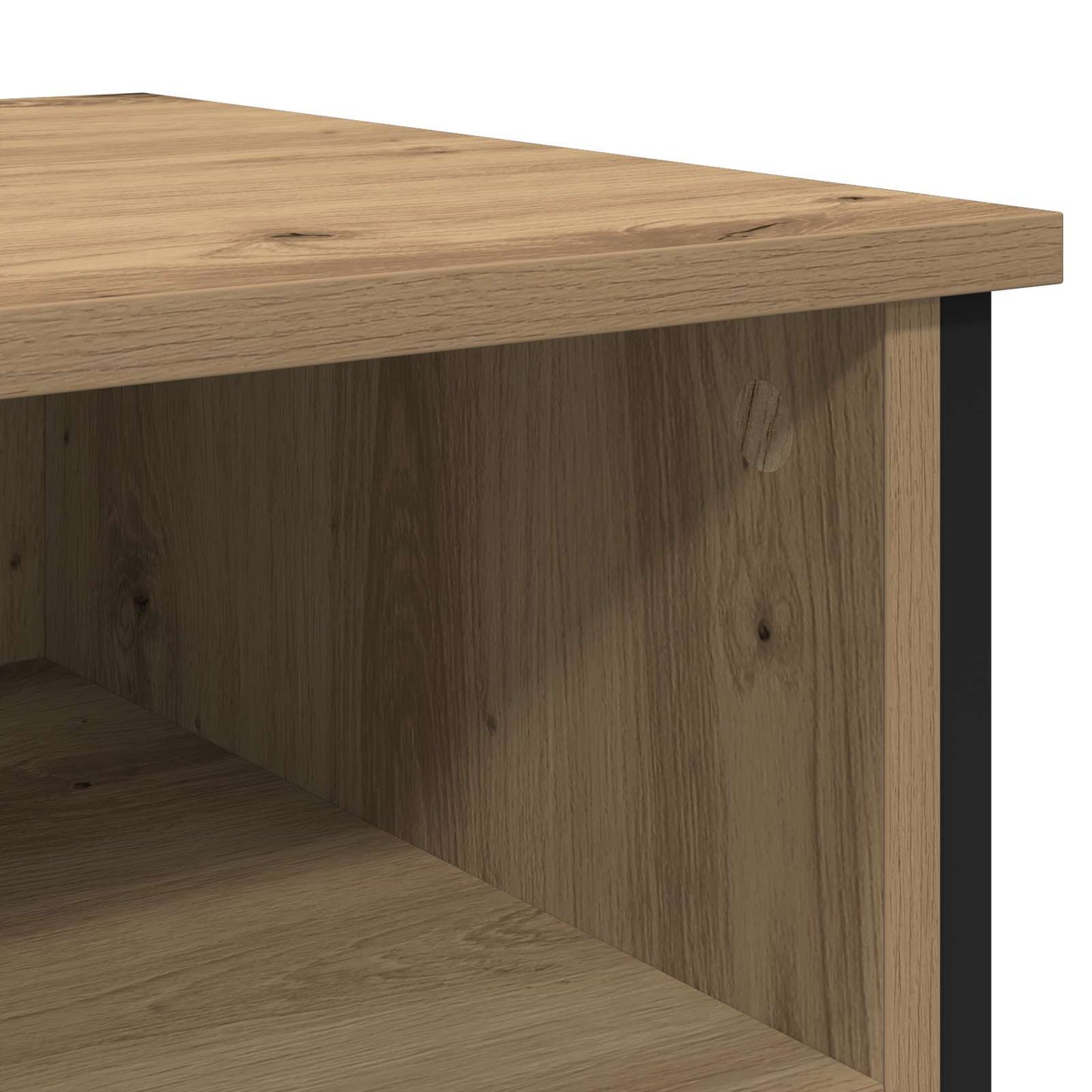 vidaXL Nachttisch 2 pcs Artisan-Eiche 40 x 42 x 60 cm Holzwerkstoff