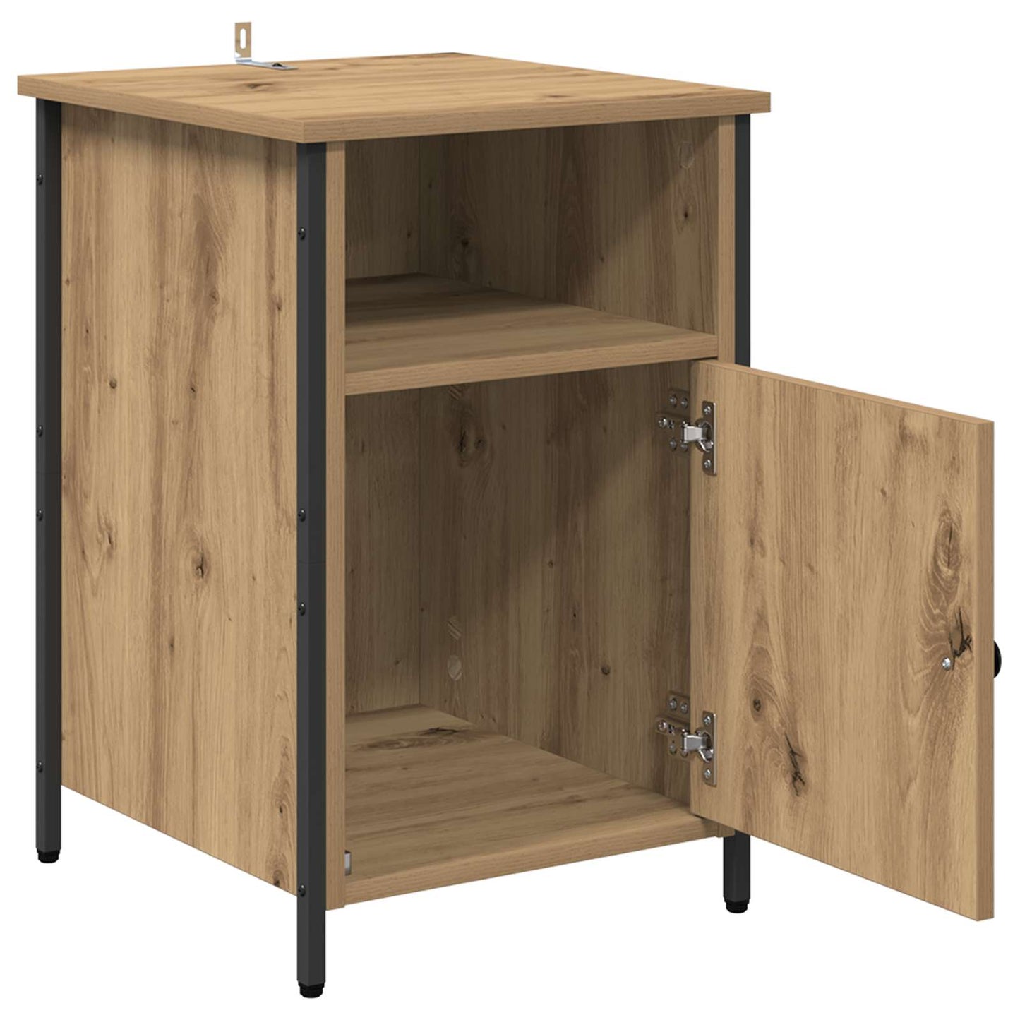 vidaXL Nachttisch 2 pcs Artisan-Eiche 40 x 42 x 60 cm Holzwerkstoff