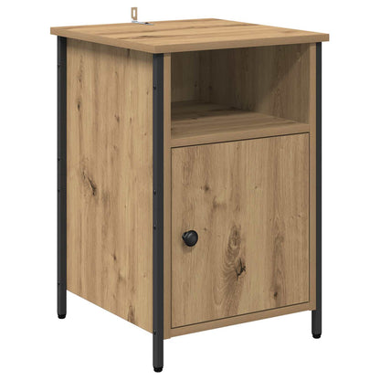 vidaXL Nachttisch 2 pcs Artisan-Eiche 40 x 42 x 60 cm Holzwerkstoff