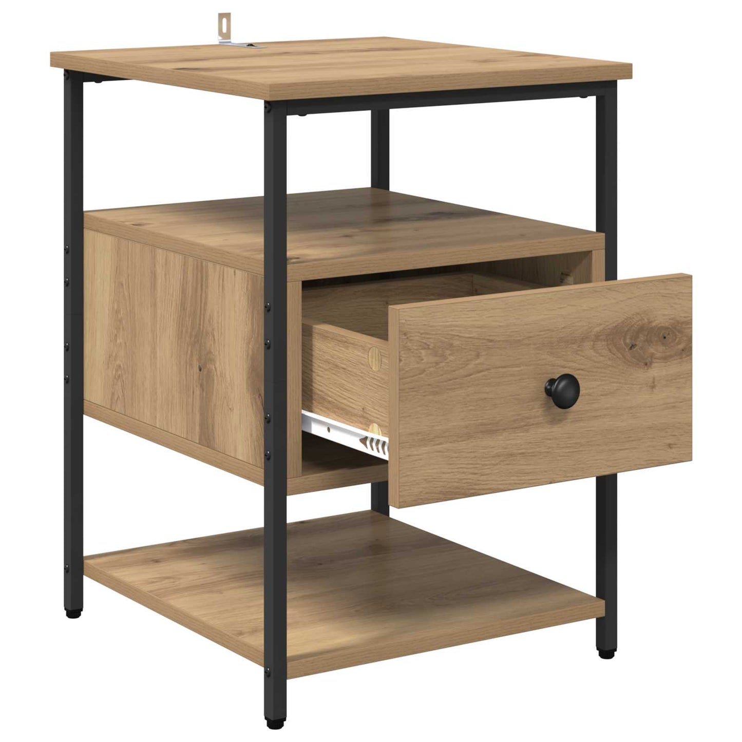 vidaXL Nachttisch 2 pcs Artisan-Eiche 40 x 42 x 56 cm Holzwerkstoff