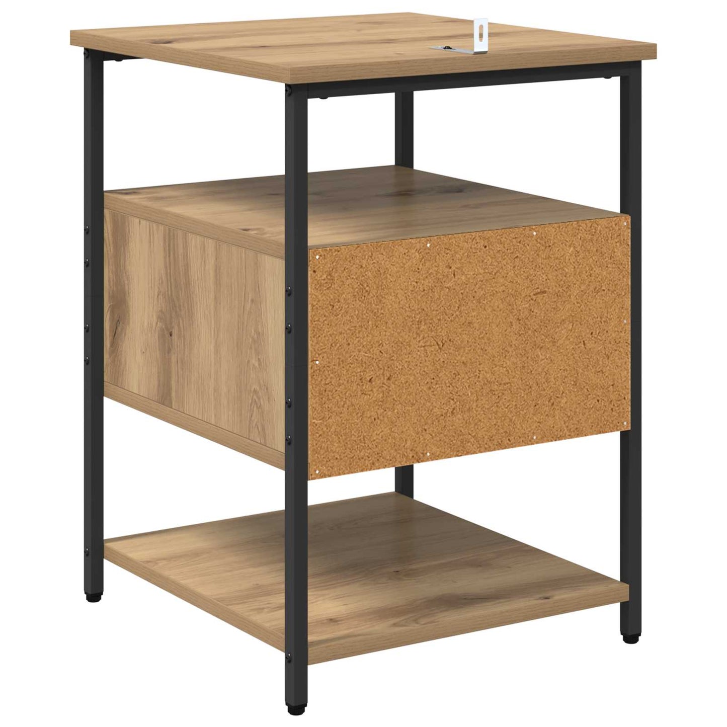 vidaXL Nachttisch 2 pcs Artisan-Eiche 40 x 42 x 56 cm Holzwerkstoff