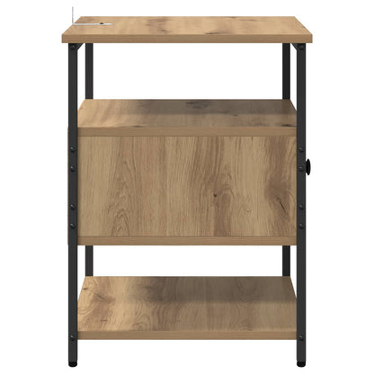 vidaXL Nachttisch 2 pcs Artisan-Eiche 40 x 42 x 56 cm Holzwerkstoff