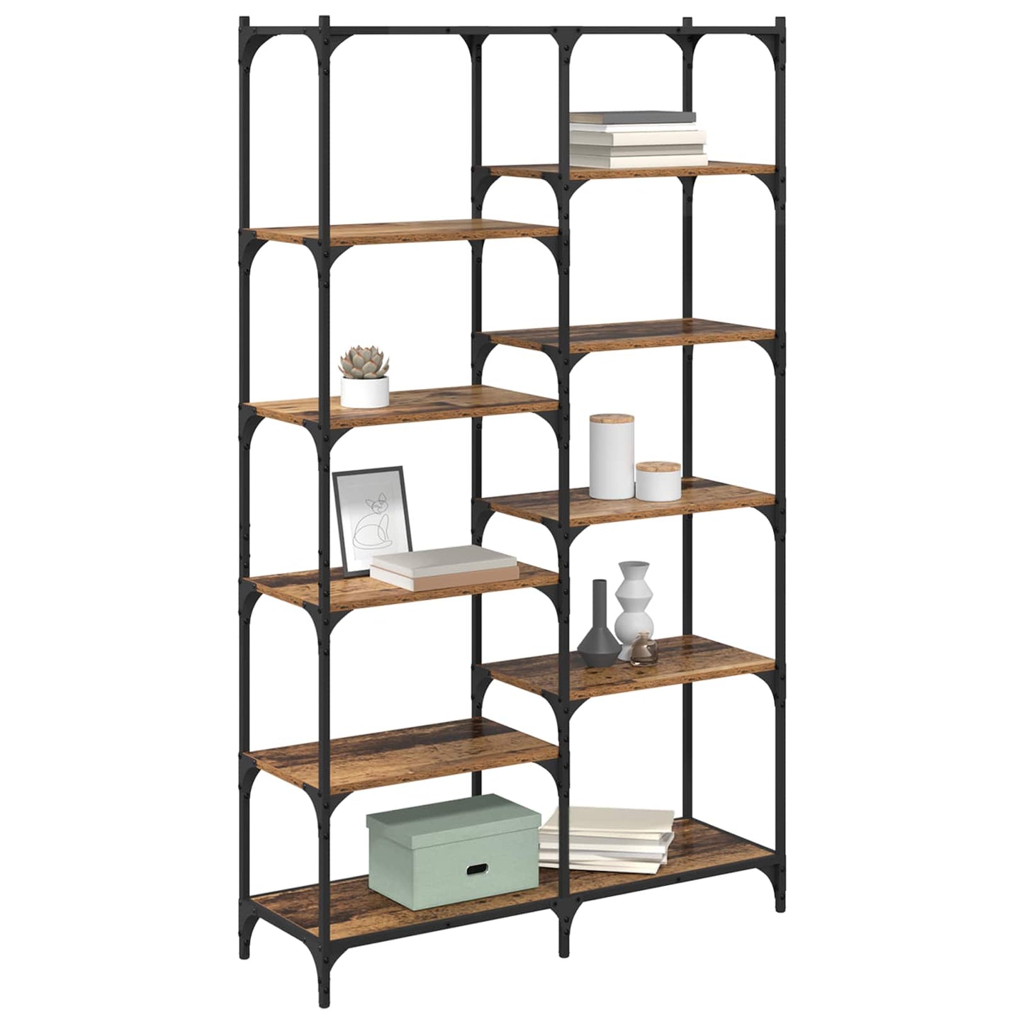 vidaXL Regal Altholz 100 x 32 x 170 cm Holzwerkstoff