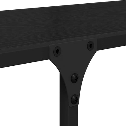 vidaXL Regal Schwarz Eichen-Optik 100 x 32 x 170 cm Holzwerkstoff