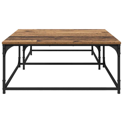 vidaXL Couchtisch 2 pcs Altholz Holzwerkstoff
