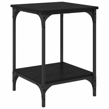 vidaXL Couchtisch Schwarz Eichen-Optik 40 x 40 x 55 cm Holzwerkstoff