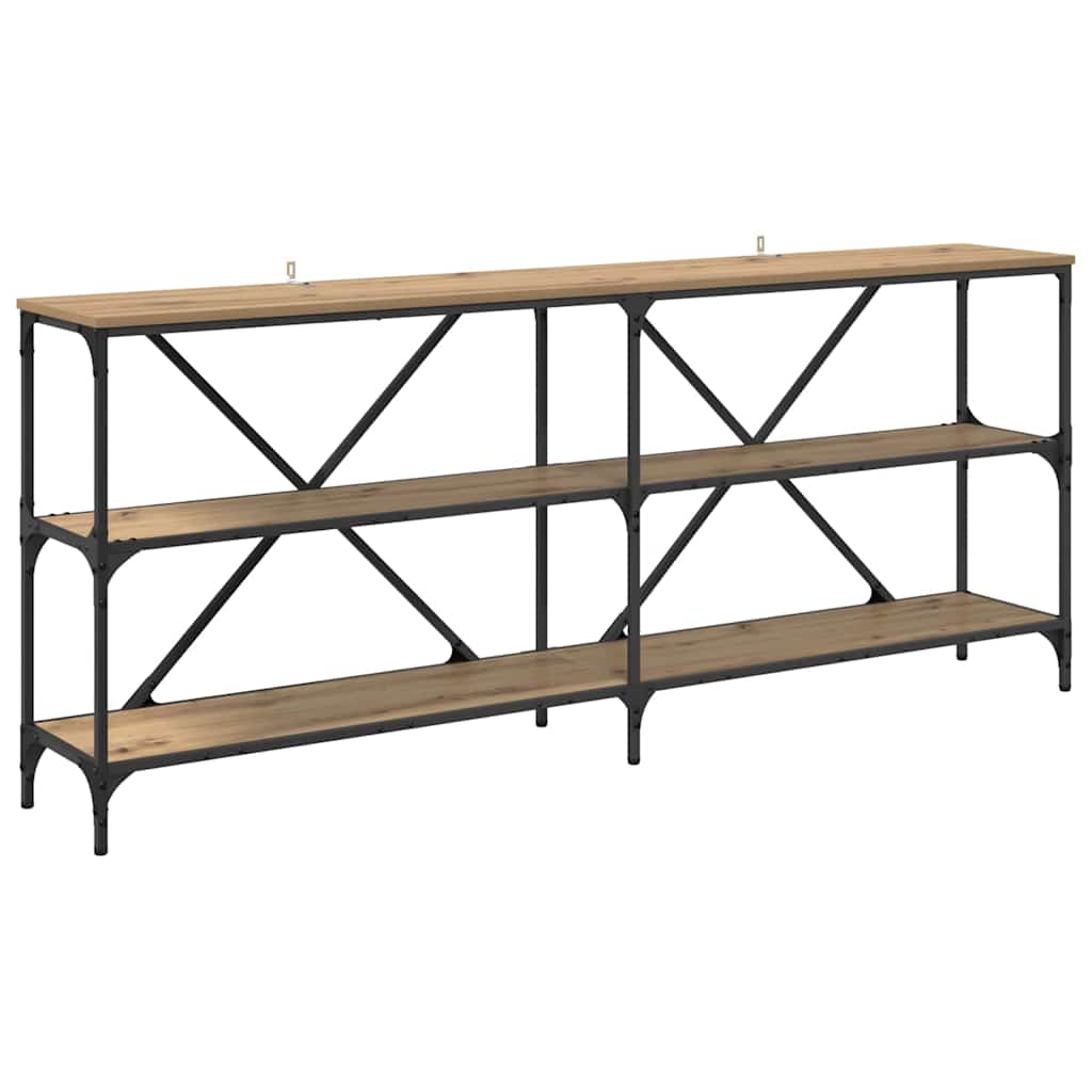 vidaXL Konsolentisch Artisan-Eiche 180 x 30 x 75 cm Holzwerkstoff