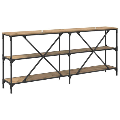 vidaXL Konsolentisch Artisan-Eiche 180 x 30 x 75 cm Holzwerkstoff