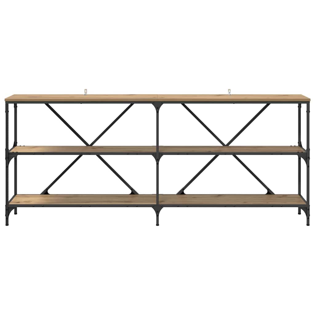 vidaXL Konsolentisch Artisan-Eiche 180 x 30 x 75 cm Holzwerkstoff