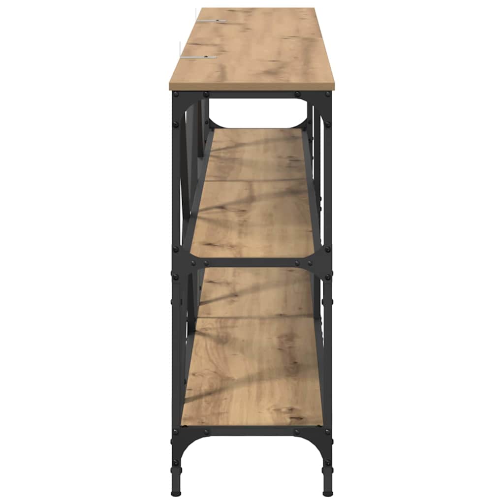 vidaXL Konsolentisch Artisan-Eiche 180 x 30 x 75 cm Holzwerkstoff