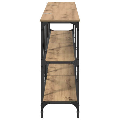 vidaXL Konsolentisch Artisan-Eiche 180 x 30 x 75 cm Holzwerkstoff