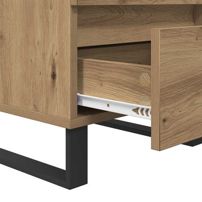 vidaXL Table de chevet Chêne Artisan 40 x 35 x 50 cm Bois d'ingénierie