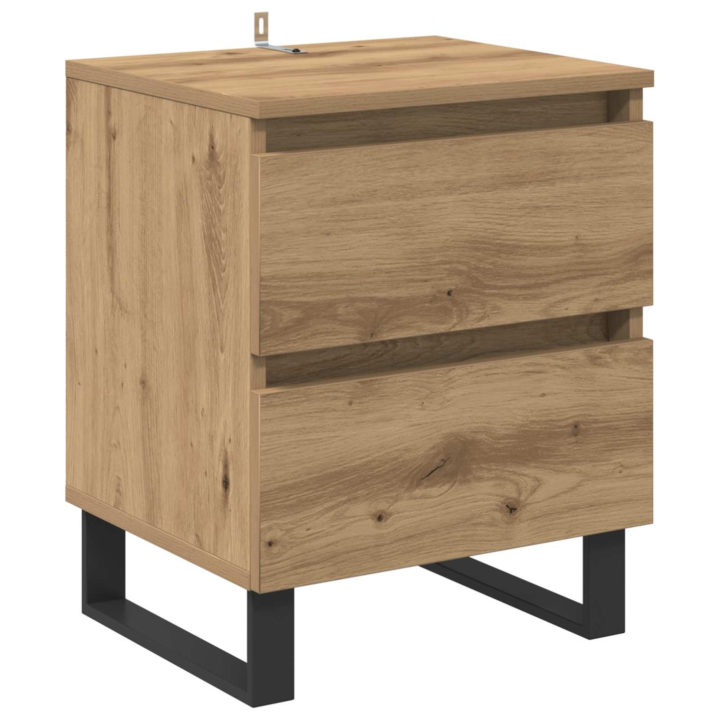 vidaXL Table de chevet Chêne Artisan 40 x 35 x 50 cm Bois d'ingénierie