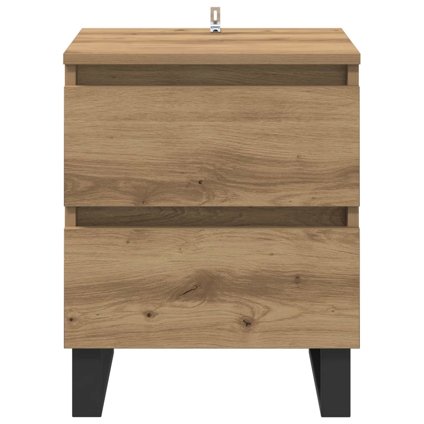 vidaXL Table de chevet Chêne Artisan 40 x 35 x 50 cm Bois d'ingénierie