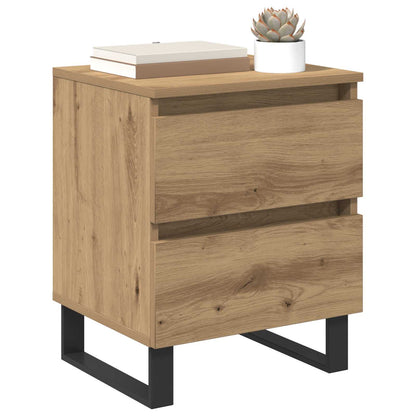 vidaXL Table de chevet Chêne Artisan 40 x 35 x 50 cm Bois d'ingénierie