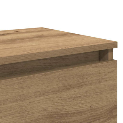 vidaXL Nachttisch 2 pcs Artisan-Eiche 40 x 35 x 50 cm Holzwerkstoff