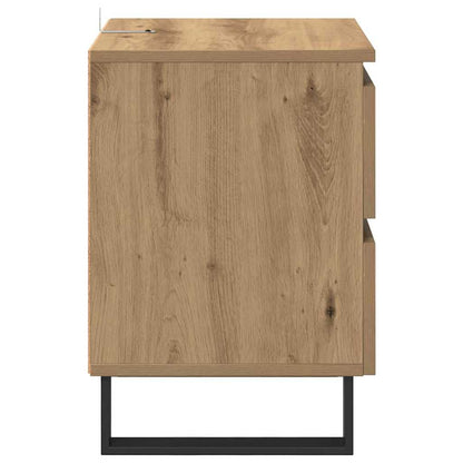 vidaXL Nachttisch 2 pcs Artisan-Eiche 40 x 35 x 50 cm Holzwerkstoff