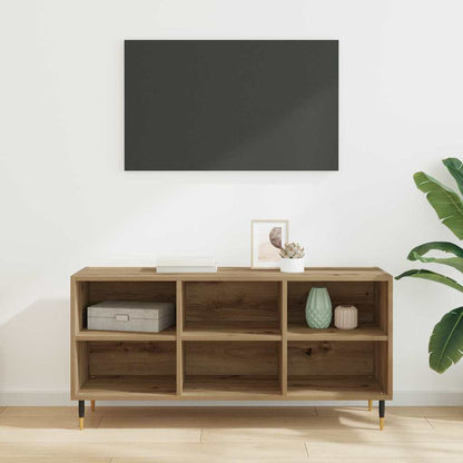 vidaXL TV-Schränk Artisan-Eiche 103,5 x 30 x 50 cm Holzwerkstoff
