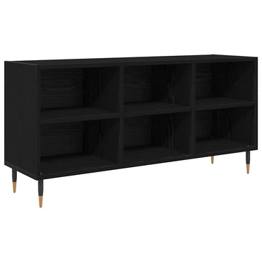 vidaXL TV-Schränk Schwarz Eichen-Optik 103,5 x 30 x 50 cm