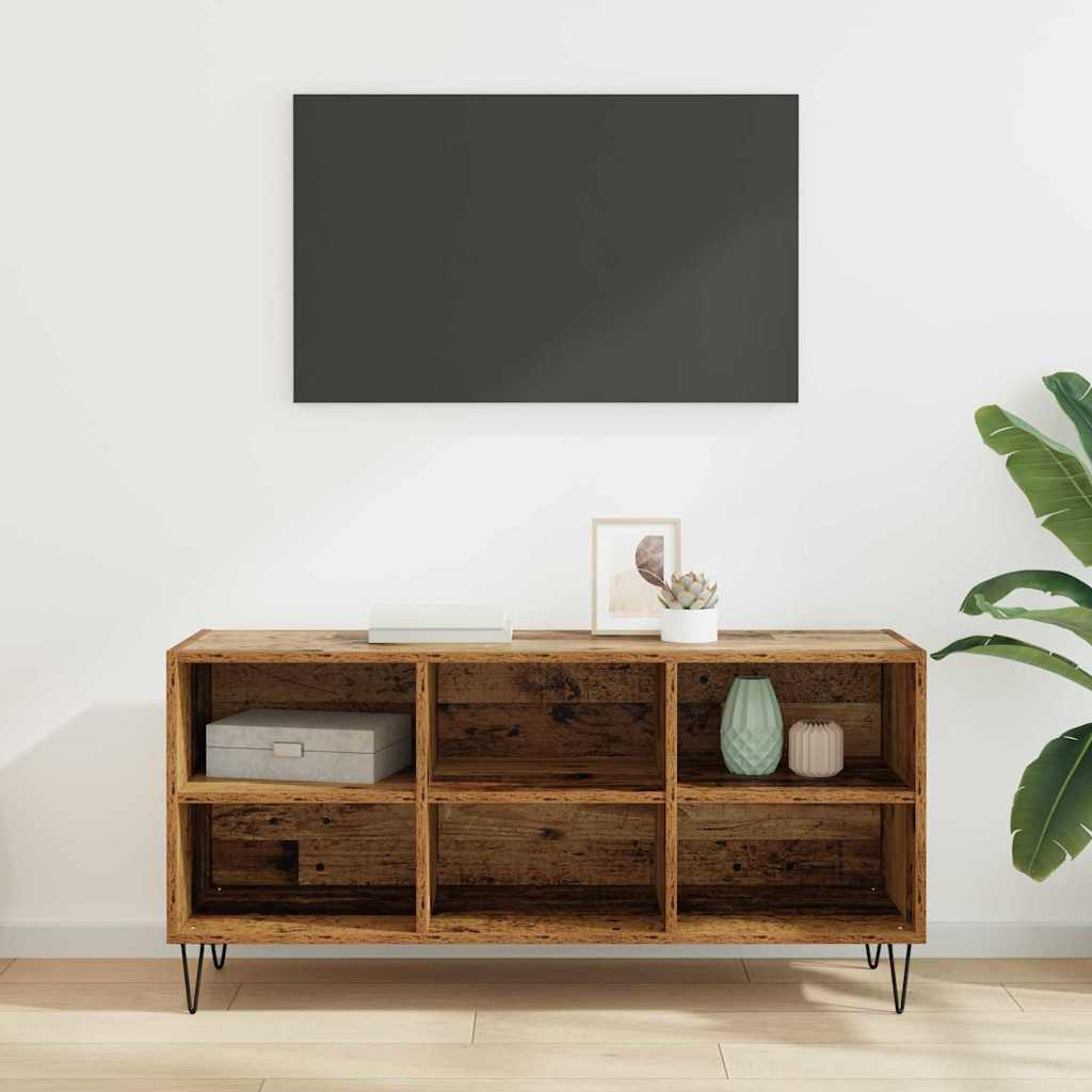 vidaXL TV-Schränk Altholz 103,5 x 30 x 50 cm Holzwerkstoff