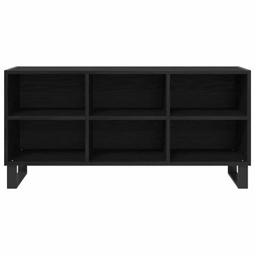 vidaXL TV-Schränk Schwarz Eichen-Optik 103,5 x 30 x 50 cm