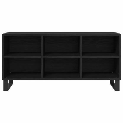 TV-Schränk Schwarz Eichen-Optik 103,5 x 30 x 50 cm