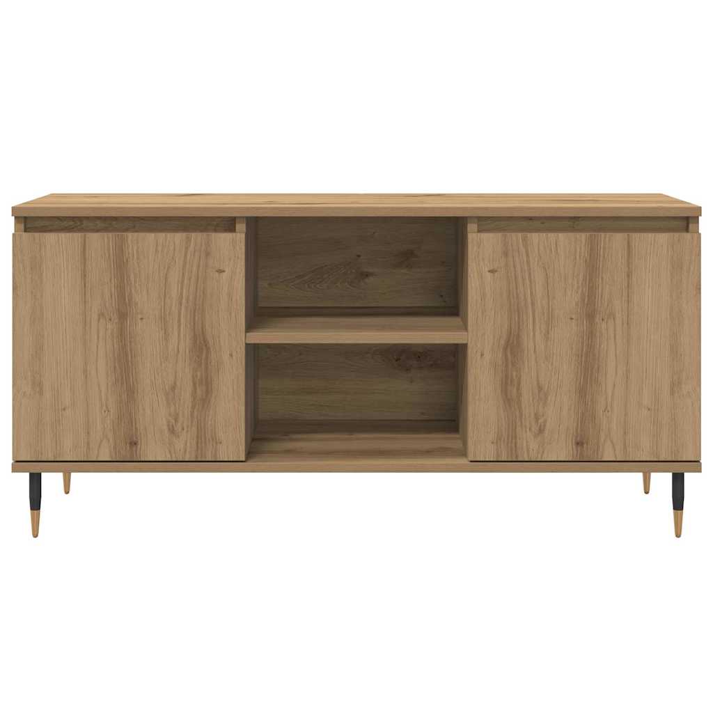 vidaXL TV-Schränk Artisan-Eiche 104 x 35 x 50 cm Holzwerkstoff