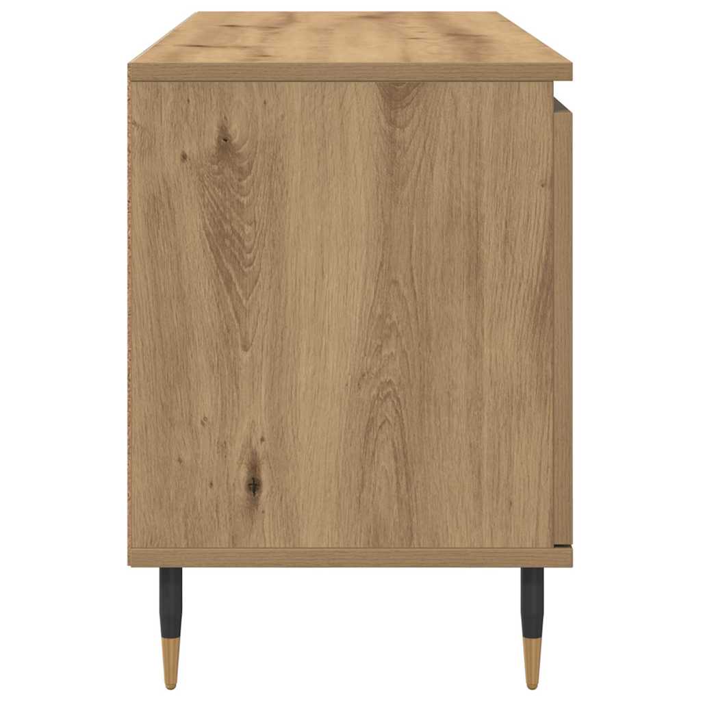vidaXL TV-Schränk Artisan-Eiche 104 x 35 x 50 cm Holzwerkstoff