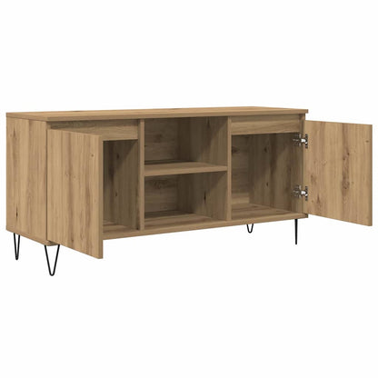 vidaXL TV-Schränk Artisan-Eiche 104 x 35 x 50 cm Holzwerkstoff