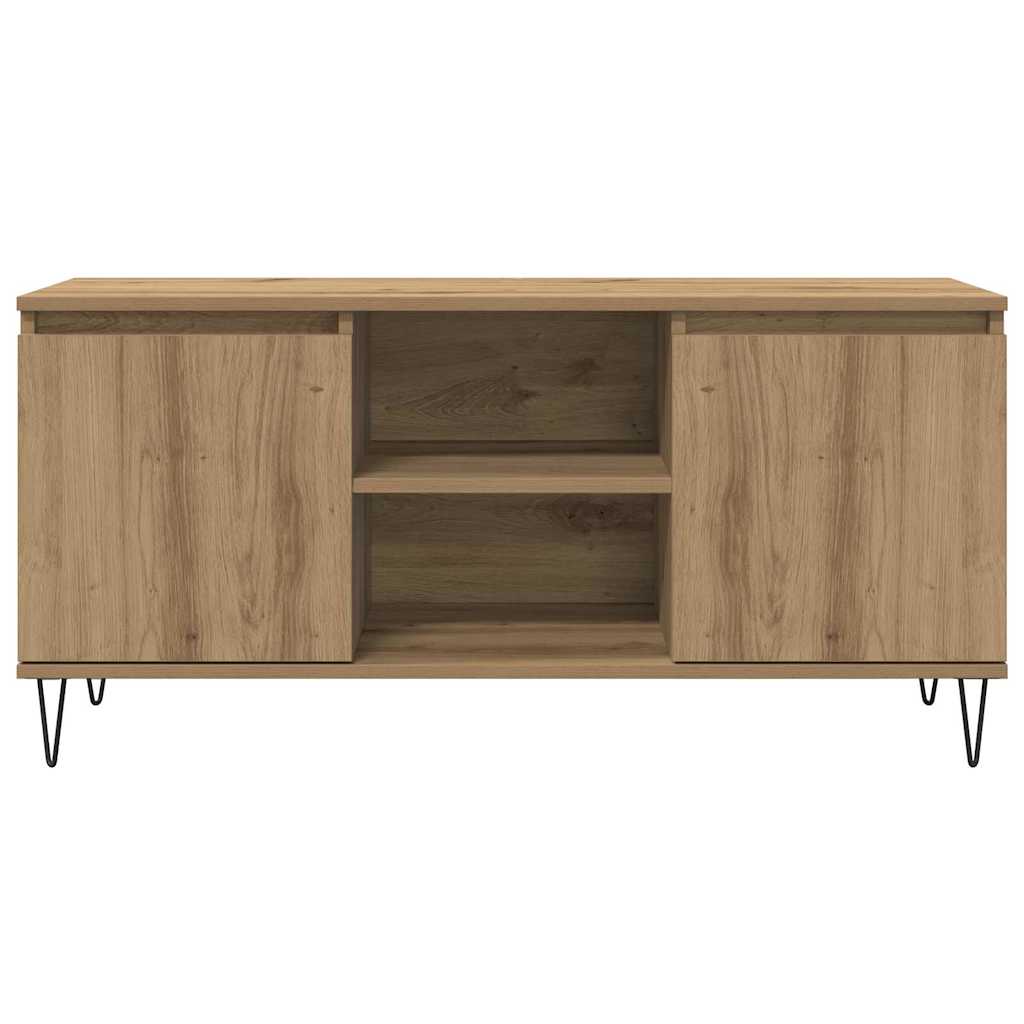 vidaXL TV-Schränk Artisan-Eiche 104 x 35 x 50 cm Holzwerkstoff